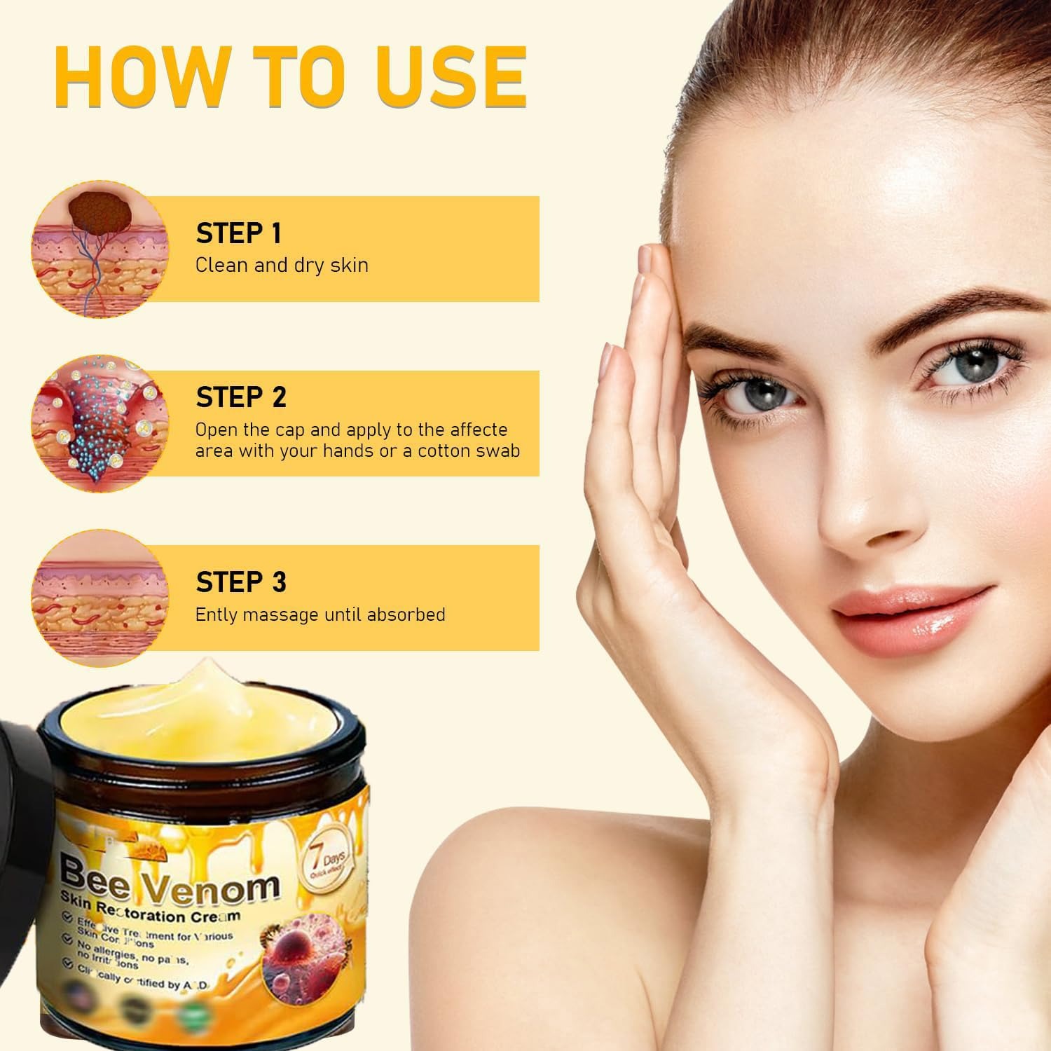 BeeRx™ Bee Venom Cream - The Natural Secret to Ageless, Healthy Skin