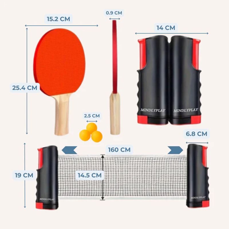 🔥 Limited Time Offer 🏓 NetFlex All-in-One Table Tennis Set – Play Anytime, Anywhere