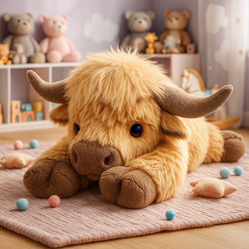 🎁Last Day Promotion 49% OFF 🐮 Highland Cow Plush – The Cozy Companion