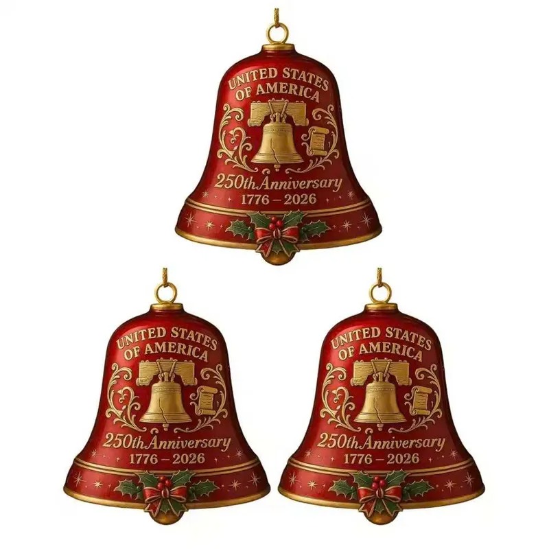 🔥Limited Time 🔔 The 2026 United States 250th Anniversary Bell Ornament (1776–2026)