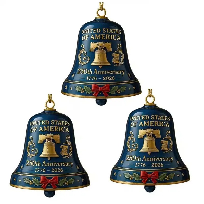🔥Limited Time 🔔 The 2026 United States 250th Anniversary Bell Ornament (1776–2026)
