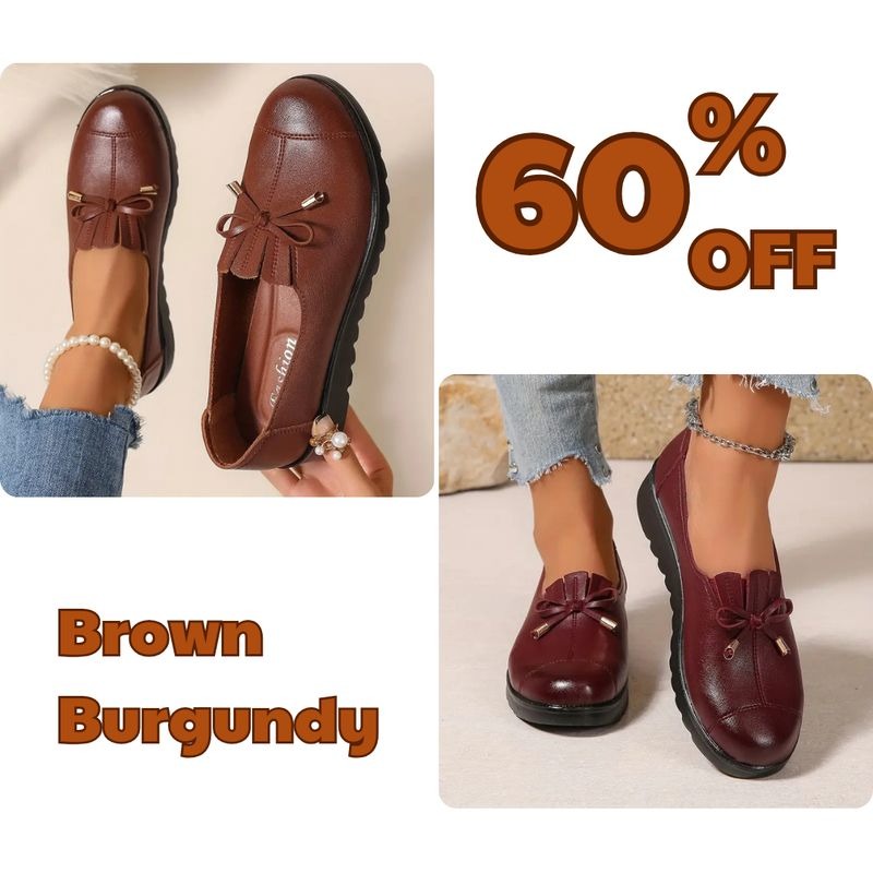 💥Hot Special Discount 70% OFF💥 Women's Comfort Slip-On Loafers, Premium Leather, Soft Sole & Comfortable