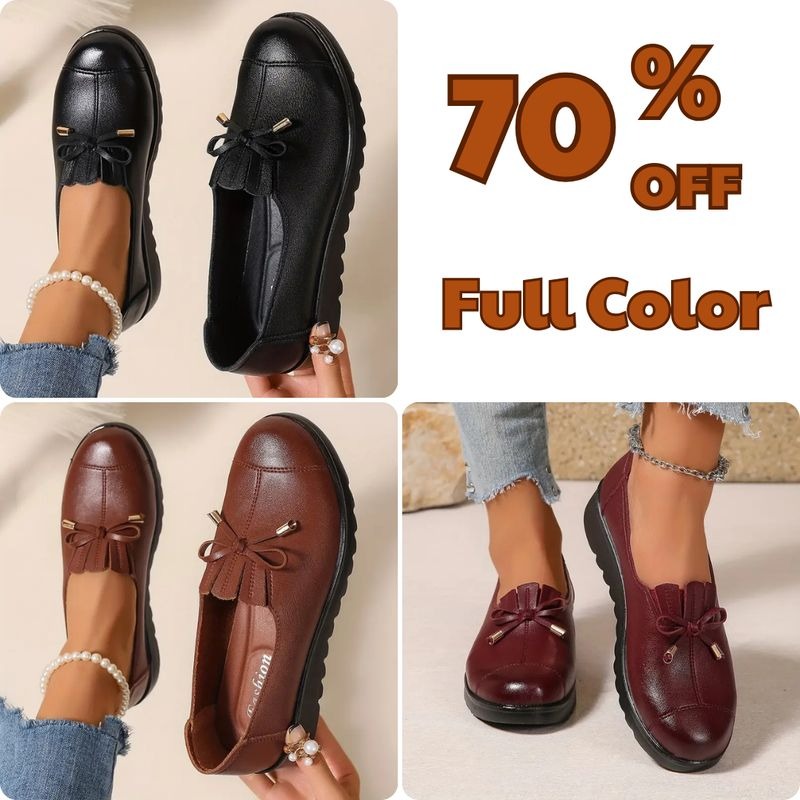 💥Hot Special Discount 70% OFF💥 Women's Comfort Slip-On Loafers, Premium Leather, Soft Sole & Comfortable