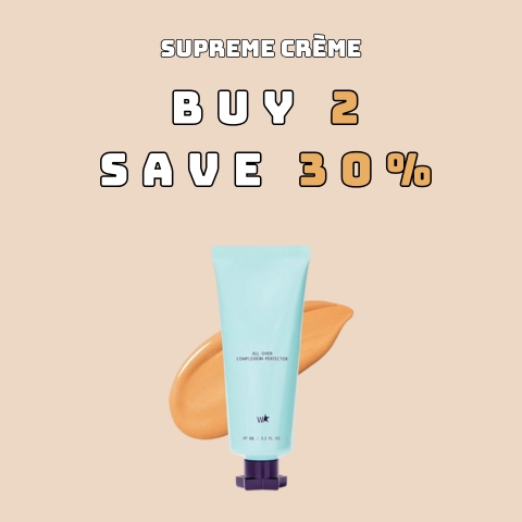 Supreme Crème – All-in-one moisturizer, concealer & coverage 💧✨ Lightweight & waterproof