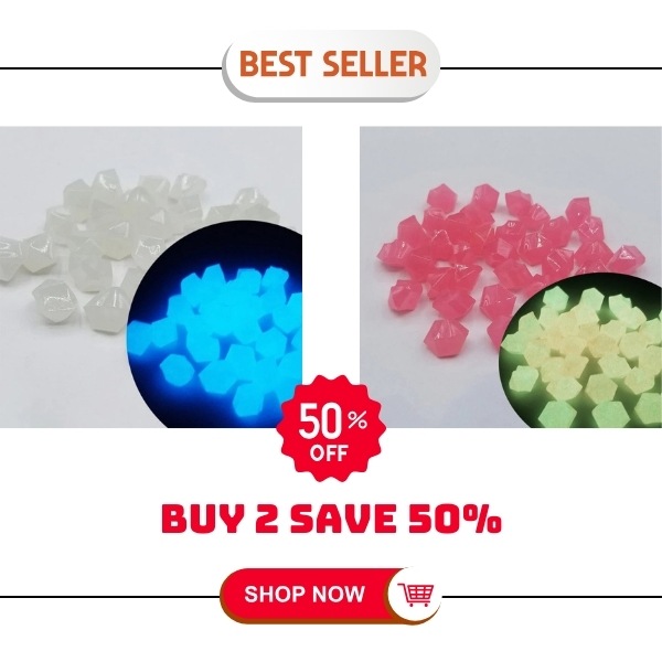 🌟300/600/900 Pcs Multicolor Glow - Outdoor Luminous Stones