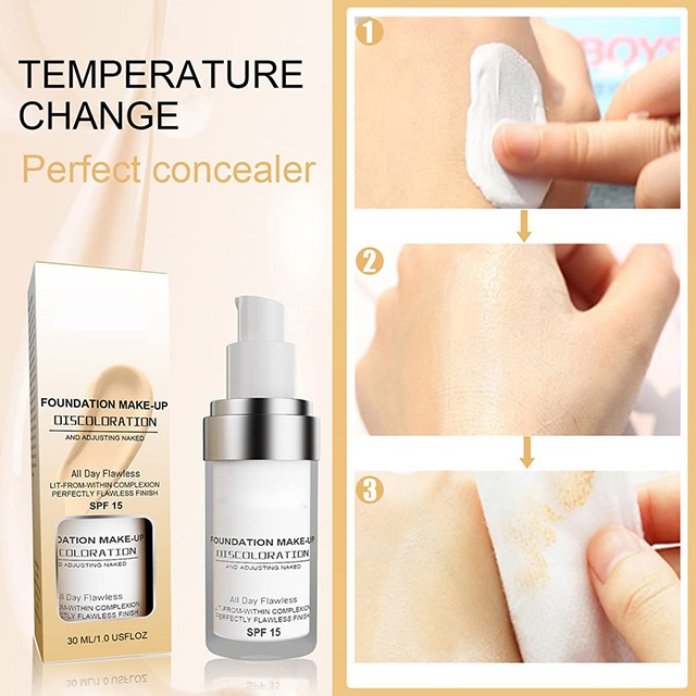 [🎉BIG SALE: Buy 2, Get 2 FREE] 🎁Colour Changing Mature Skin Foundation