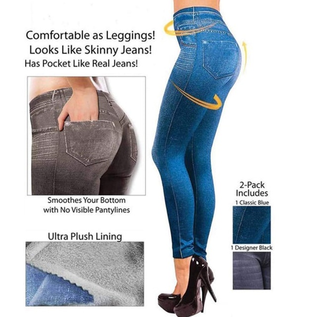 Denim Leggings - 🔥LAST DAY 49% OFF🔥 Thermal Fleece Denim Jeggings