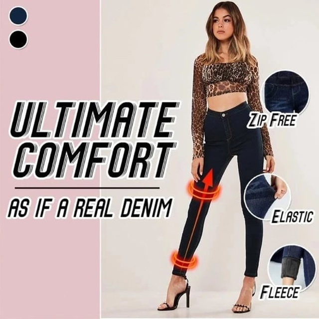 Denim Leggings - 🔥LAST DAY 49% OFF🔥 Thermal Fleece Denim Jeggings