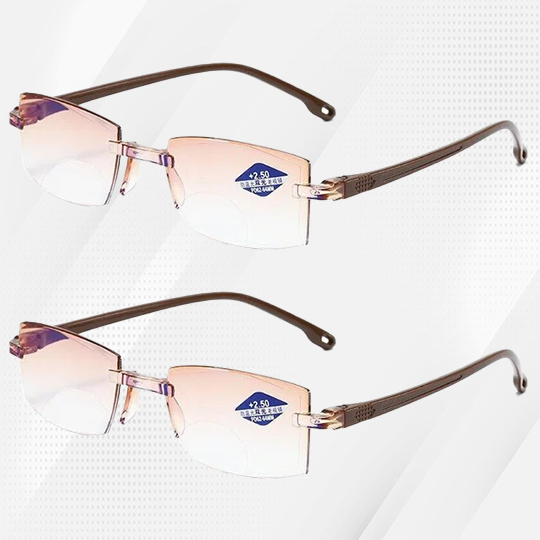 🔥BEST DEAL TODAY🔥Sapphire High Hardness Antiblue Progressive Far And Near Dual Use Glasses