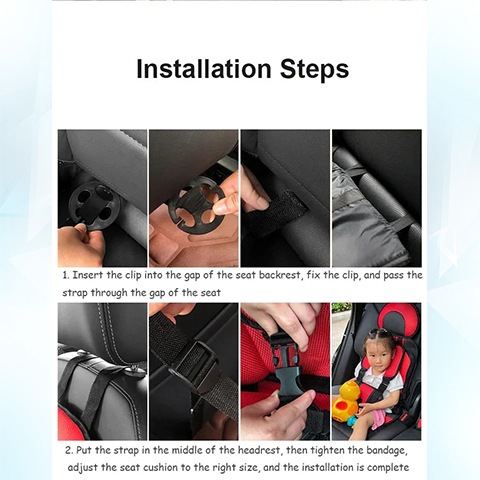 🔥Hot Sale 49% OFF 🔥 - 🚗Portable Child Protection Car Seat⭐Ease Of Use 5 Stars⭐