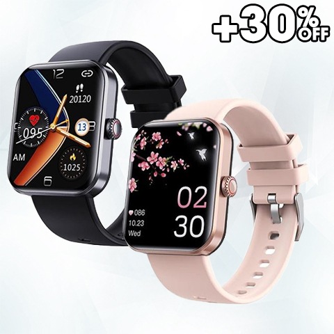 [All day monitoring of heart rate,blood sugar, and blood pressure] Bluetooth fashion smartwatch