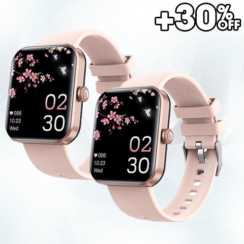 [All day monitoring of heart rate,blood sugar, and blood pressure] Bluetooth fashion smartwatch