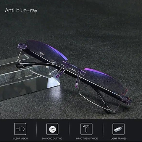 🔥BEST DEAL TODAY🔥Sapphire High Hardness Antiblue Progressive Far And Near Dual Use Glasses