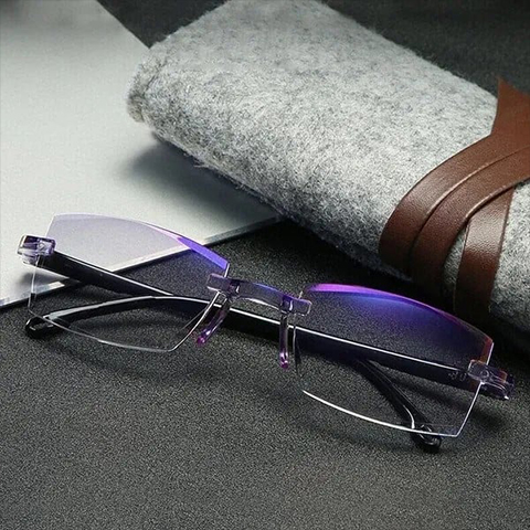 🔥BEST DEAL TODAY🔥Sapphire High Hardness Antiblue Progressive Far And Near Dual Use Glasses