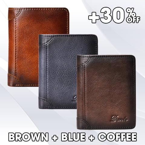 🔥HOT SALE-49% OFF-🔒RFID🔒Genuine Leather Wallet for Men💰