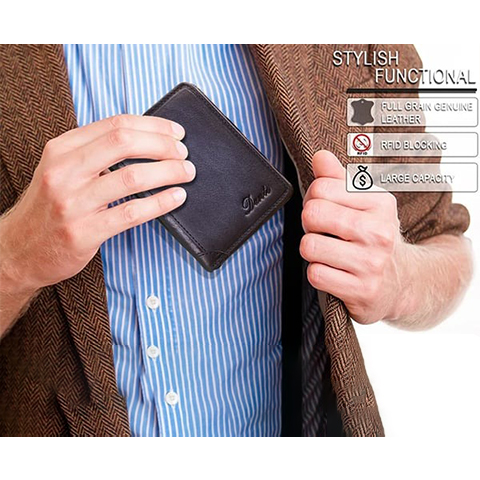 🔥HOT SALE-49% OFF-🔒RFID🔒Genuine Leather Wallet for Men💰