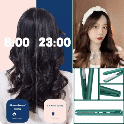 🔥FLASH SALE 69% OFF🔥Mini Dual-purpose Curling Iron