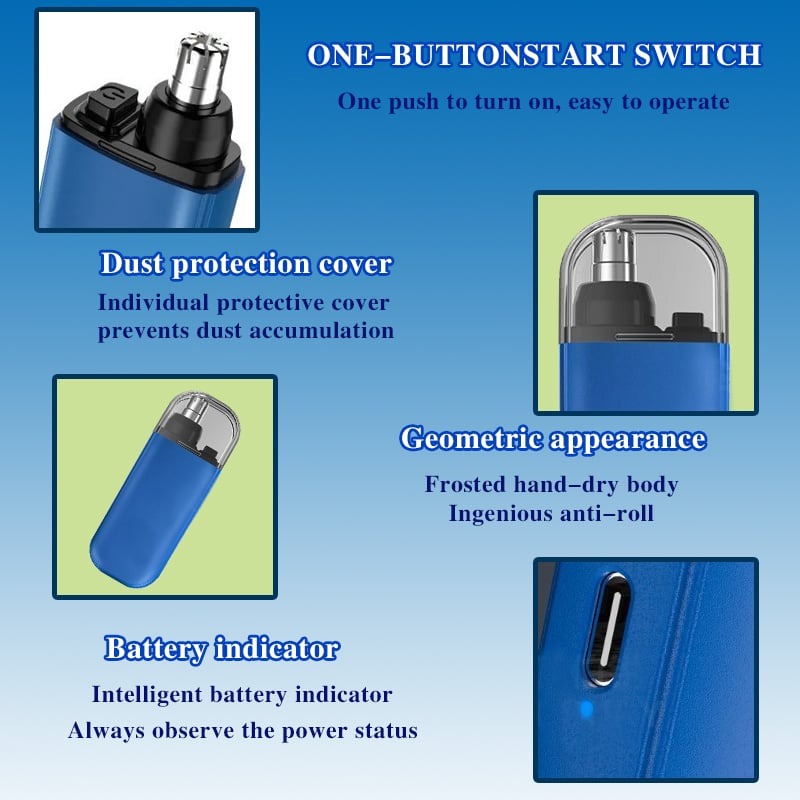🎉 Last Chance Promotion -50% OFF 🎉 Portable Nose Hair Trimmer (Painless & Precision)