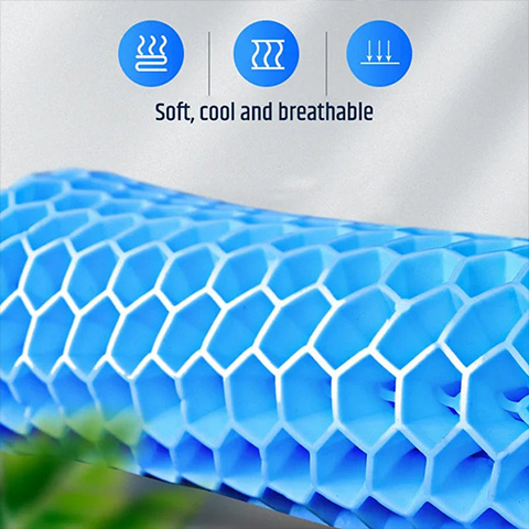 Gel Seat Cushion Double Thick Egg Gel Summer Cushion
