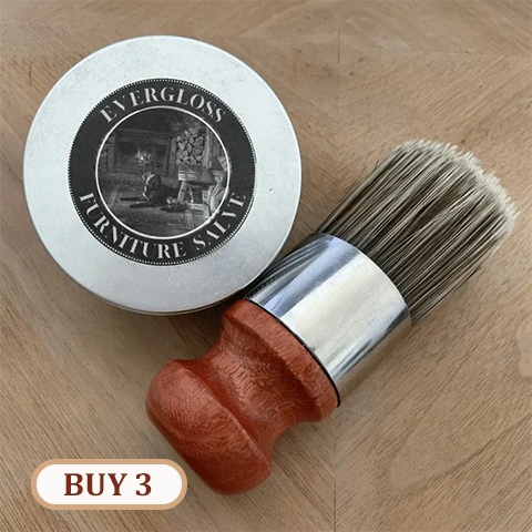 Generallye Evergloss – Leather & Furniture Repair Salve + Applicator Brush