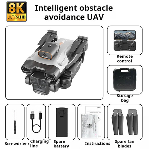Lanus Triple Camera 8K Drone 2025 - Suitable for beginners - SALE OFF 55%
