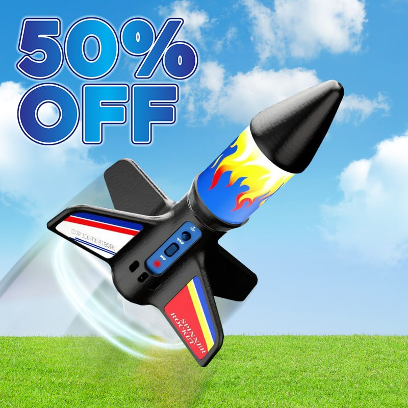 ✨2025 Christmas Best- Seller✨ The Reusable Electric Rocket 🚀✨